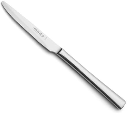 Arcos Serie Capri - Cuchillo de Postre - Monoblock de una pieza en Acero Inoxidable 90 mm - Color Plata