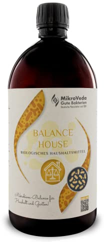 MikroVeda Balance House 1 Liter, vielseitiges Bio Hausmittel zum Putzen und Reinigen, 100% natürlich und nachhaltig
