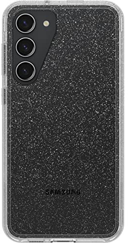 OtterBox Galaxy S23+ Symmetry Series Case - Stardust (Clear/Glitter), Ultra-Sleek, Wireless Charging Compatible, Raised Edges Protect Camera & Screen