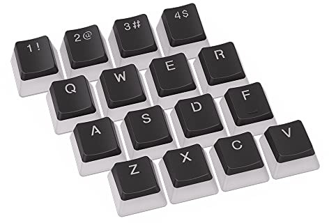 ENDORFY PBT Pudding Keycaps, Doppelte Einspritztechnik, Breite Tastaturkompatibilität, Geräuschdämpfende Gummi-O-Ringe im Lieferumfang enthalten, US ANSI-Layout, EY0E002