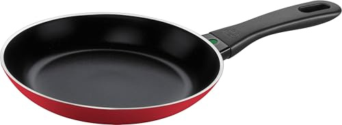 BALLARINI Caprera Bratpfanne, 20 cm, Aluminium, Induktionsgeeignet, Keramik-Antihaftbeschichtung, Made in Italy, Rot
