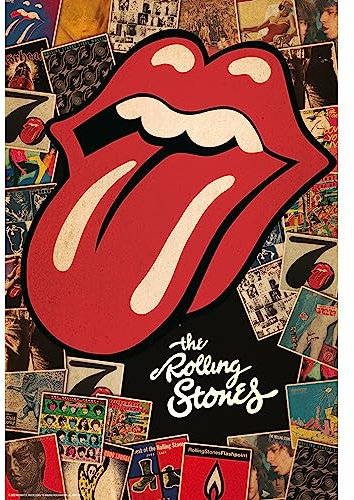 GB eye The Rolling Stones Collage 61 x 91.5cm / 24.2 x 35.8 inches Maxi Poster - Shipped Rolled - Art Poster - Wall Posters - Posters & Prints