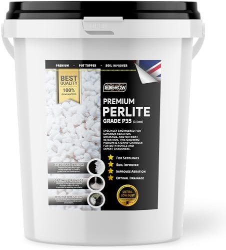 UK GROW 10L Premium Perlite in a Resuable Tub: The Ultimate Gardening Companion