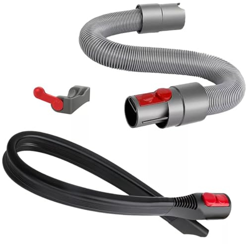 FiTspi Cleaners Hose & Flexible Extension Hose Replacement Hose Connector for Dyson V15 V11 V10 V8 V7 Vacuum Cleaners, Stretch Extension Flexible Hose Attachment Replacement Accessories