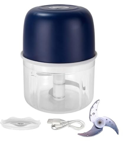 Aglio Elettrico - Taglierina Elettrica Di Cipolla E Aglio | Ricaricabile USB | Mini Verdura Portatile | Mini Robot Da Cucina Senza Fili Per Verdure Di