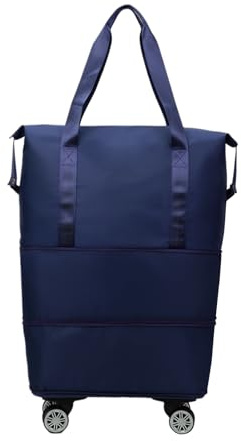 Axelremsväska Med Hjul Organiserande Bagageväska | Rullande Duffelbag Och Handbagage Ryms Under Sätet För Affärsresor Campingutflykter Weekendutflykter Shoppingrundor