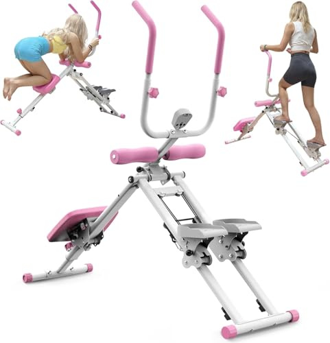 SAVEYOUR 2-in-1 Treppenstepper & Bauchtrainer | Foldbares Multifunktionsgerät Upgrade Hochleistungs-Treppenmaschine & Bauchtrainer, Ganzkörper-Trainingsgerät für Home Gym