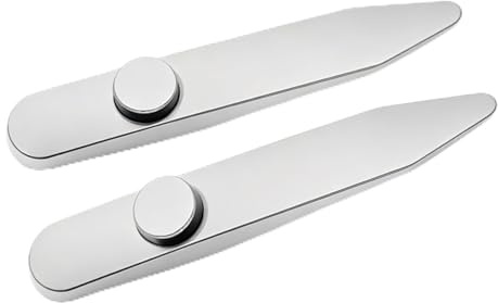 Men's Magnetic Collar Stays 2.2, 2.5, 2.75 Inch Shirt Stiffeners