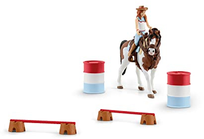 SCHLEICH 42441 Horse Club Hannahs Western-Reitset, für Kinder ab 5-12 Jahren, Horse Club - Spielset
