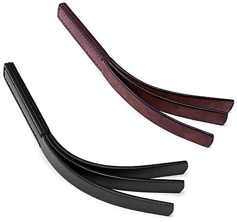 Deluxe Liebespeitsche für Sex Riemenpeitsche Erotik Peitsche aus Hochwertigem Rindsleder Flogger Handgefertigt Gerte for Bondage SM Bdsm Kostüm Halloween Rollenspiele Sexspiel,Brown