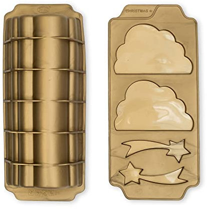 CÉCOA • Moule à Bûche de Noël • Moule Kit Nuage • 100% Silicone Alimentaire • Haute Qualité • Anti-Adhésif • Sans BPA • Cuisson Parfaite et Démoulage Facile