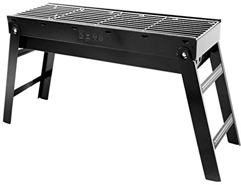 Grill Mini Grill Abnehmbarer Grill Tragbarer Karbonofen Edelstahl Faltgrill Unabhängiges Holzkohlebecken Reisen Outdoor Picknick Grill Werkzeug Grills (Größe: 58 20 37cm)
