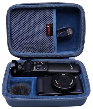 XANAD Funda para Sony ZV II/ZV-1F / ZV1 Cámara Digital Vlogging y Trípode (Azul)