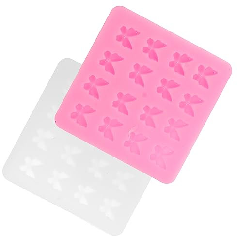 Amosfun 2pezzi Stampi Per Fondente Forma Farfalla Antiaderenti in Silicone Alimentare Per Dolci Da Te Per Cottura in Cucina