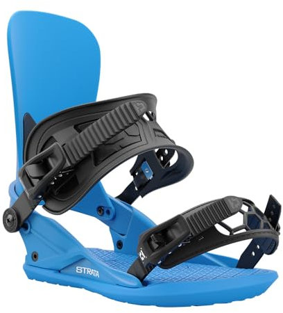 Union Strata - Fijaciones para tabla de snowboard, talla L, talla 10.5-13 de EE. UU., color azul