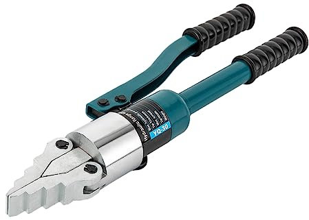 WOQLIBE 8T Hydraulische Flanschspreizer Hydraulik Flansch Spreizer Spreader Trenner - Max. Spreizweite 30mm, Spitzendicke 10 mm - für Wartung Rohrleitungen und Austausch Flanschen (Blau)