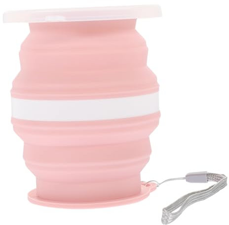 COLLBATH Bouteille Deau De 350 ML pour Voyage Course À Pied Randonnée Portable Pliable en Silicone Compacte