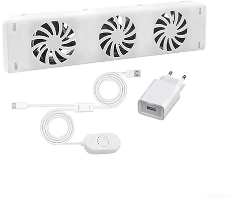 Heizkörper Ventilator,Lauf Ruhig Wärmeableitungslüfter, Smartes Heizgebläse Für Heizungen Mit 3 Verbesserten Lüfter Langlebiger Heizverstärker Für Unterheizungen Und Heizkörper(MXRV-S01 (Mono set))