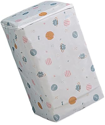 PAMINGONO Cubre Lavadora Parte Superior, Funda para Lavadora de Peva y Lavable, Portátil y Reutilizable, para Exterior y Protección Solar | Protección Resistente al Desgaste, Cubierta Decorativa Planetario, Formato Pieza