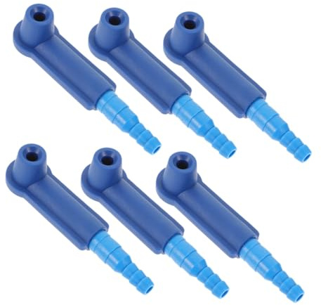 ELAYARD 6pièces Adaptateur De Remplacement De Liquide De Frein Connecteurs Universels pour Purge Et Remplissage De Frein Outil Compact pour Entretien Automobile