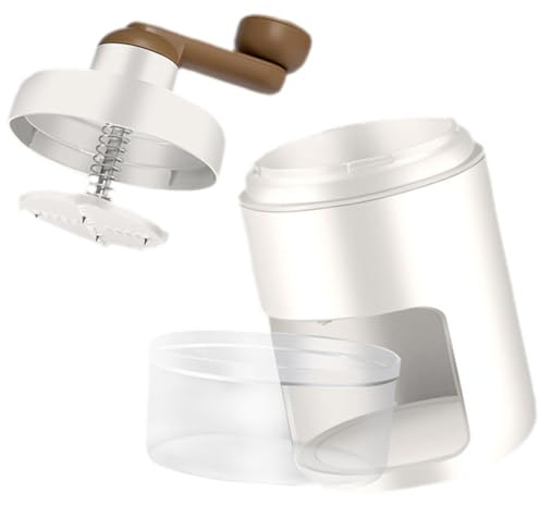 Mipcase Tritaghiaccio a Mano Per Uso Domestico Macchina Per Triturare Ghiaccio Manuale Portatile Per Preparare Gelati Granite e Bevande Ghiacciate Realizzato Materiali Di Sicuro e Durevole