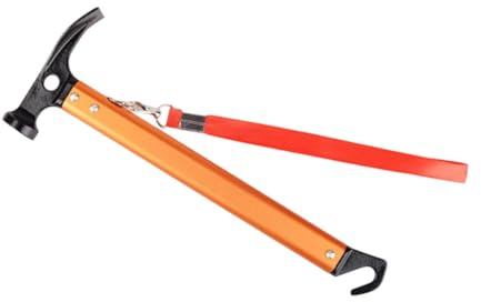 Sehuby Multifunktionaler Camping-Hammer, Zelthering, Heringe, Nagelabzieher, Outdoor-Rucksackreisen, Hammer, Camping-Schlägel, Heringe