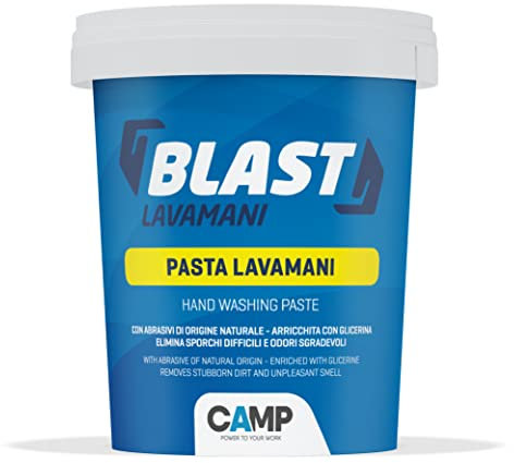 Camp BLAST Pasta Lavamani con Abrasivi Naturali, al Profumo di Limone, 1000 ml
