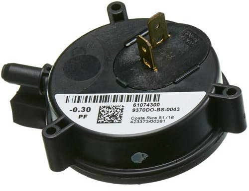 SP20732 - OEM Upgraded Black Pressure Switch, Push Button Actuator, Automatic Operation Mode Fits Rheem