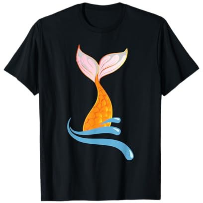 Meerjungfrauen Flosse Flossen für Nixe oder Meerjungfrau T-Shirt