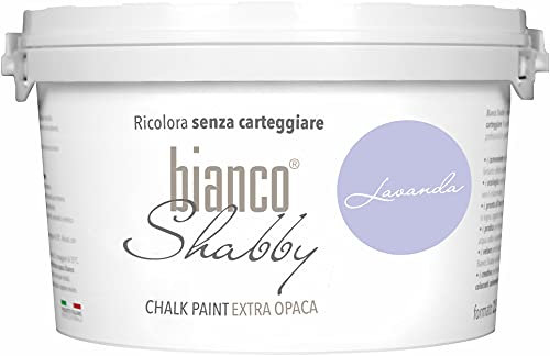 CHALK PAINT Lavanda per Mobili e Pareti - Pittura Shabby Chic Vintage EXTRA OPACA (2,5 Litri)