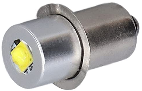 LED Upgrade Birne, Aluminiumlegierung LED Replacement Bulb for Flashlights Energy Saving Lange Lebensdauer Taschenlampe Ersatzbirne 4,5 V 3 W