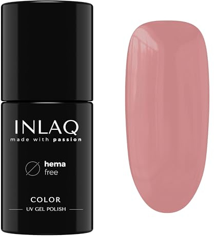 INLAQ® UV Smalto per Unghie Rosa Rosso Marrone - 6 ml Senza Hema - Smalto UV Durevole - Smalto per Unghie - Collezione Glamour - Unghie in Gel - Gel Shellac - Gel Smalto Senza Hema | 1029- Mocha