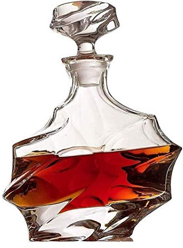 decantador Whisky Decanter Wine Decanter Whisky Decanter Set Elegante Lavavajillas Vidrio Licor Bourbon Decanter