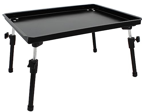 Prachtfisch Bivvy-Table - Angeltisch klappbar Maße: 37x27x28 cm Anglertisch mit Tragetasche höhenverstellbar für Feeder Karpfen-Angeln & Outdoor