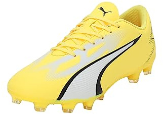 Puma Herren Ultra Play Fg/Ag Fußballschuh, Gelb Blaze Puma Weiß Puma Schwarz, 43 EU