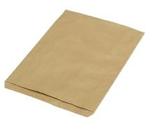kaiserkraft | Flachbeutel Terra | aus recyceltem Papier | LxB 240 x 165 mm | VE 1000 STK