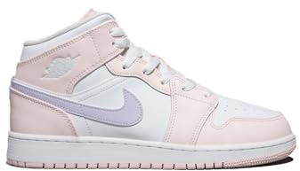 Air Jordan 1 Mid GS Pink Wash FD8780-601 38.5
