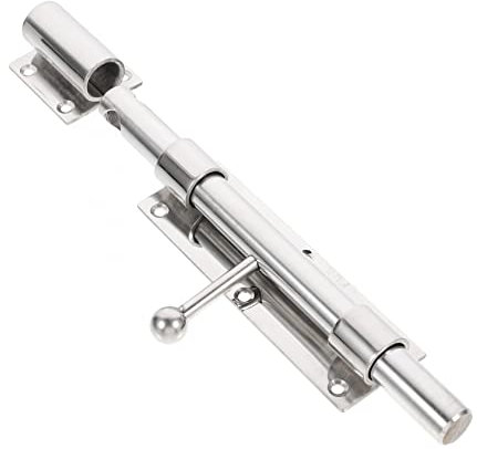 ANDRESLAD Edelstahl Türschloss Latch Verdickt Robust Schließt Sicher Langlebiger Türriegel Für Fenster Und Türen Kindersichere Verriegelung Für Haus Und Garten