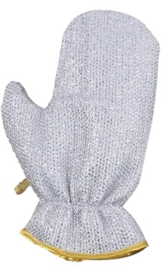 JOERBABU Gants de travail ménagers, gants de vaisselle en fil métallique, résistants à l'huile, gants imperméables pour laver la vaisselle