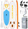 Tuxedo Sailor Stand Up Paddling Board 320 cm Inflatable Paddle Board for Adults mit SUP Accessories, Stand Up Paddle Board 150 kg Inflatable SUP Board (Orange/Blue)
