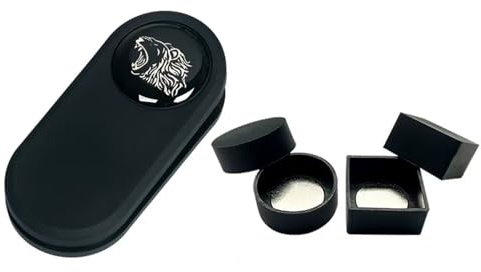 Sinsilvie Billardkreide Kreidehalter für Tragbares Billard Queue Kreide Snooker Zubehör Zubehör Werkzeughalter Queuehalter Clip Snooker