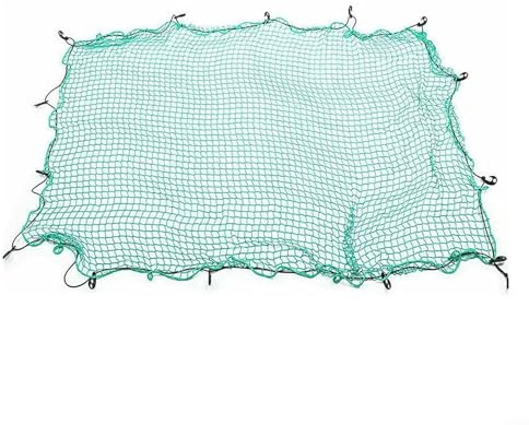 Puupaa Heavy Duty Cargo Net 1.5x2m 1.5x1.8m 1.5x1.5m 2x3m 3x4m Protective Mesh Trailer Cover Net for Cars SUVs Pickup Trucks(2×3m)