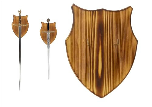Ausstellungsständer Handgefertigtes Holzschwert Wandhalterung Schildständer Halter Langschwert Mittelalter Schwert
