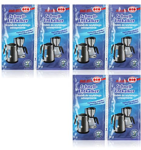 6x 15g Orofix Schnell-Entkalker, Anti-Kalk-Pulver, Entkalkung | Wasserkocher - Kaffeemaschinen - Einfach anzuwenden - langanhaltend - rückstandsfrei - Kalkreiniger