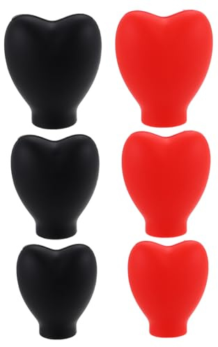 KAILIKETIY Flexible Silikon Make Up Pinselhüllen Staubdichte Make Up Pinsel Abdeckungen 6 Stück zur Aufbewahrung zum Schutz der Pinselborsten für Reisen