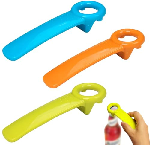 3 Stück Glasöffner Manuell, Bieröffner Deckelöffner Für Schraubgläser, Glasdeckelöffner, Mühelos, Glasöffner Für Senioren, Kinder, Frauen, Schwache Hände