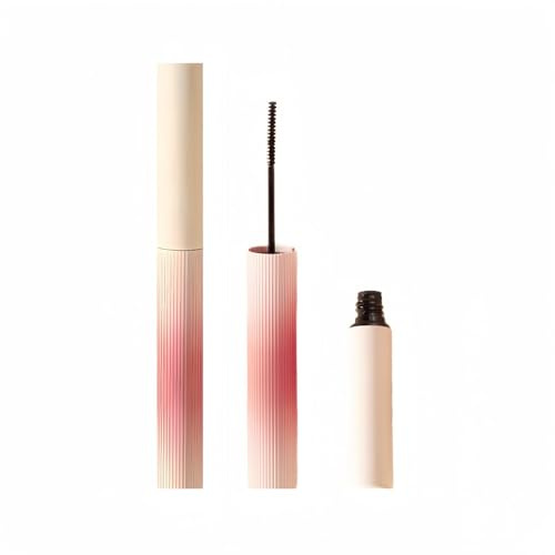 Mascara nero con mini spazzola per ciglia inferiori/fini/radi, anti sbavature, waterproof, senza grumi, lunga durata, naturale