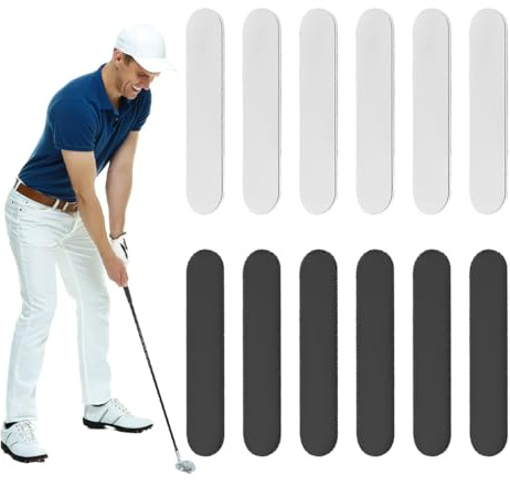 KRFWGUU Cinta De Plomo Adhesiva De Tenis - 12 Pcs 3G Cinta Plomo Golf Paleta Pickleball,Para Proteger La Protección Del Borde La Paleta, Aumentar El Contrapeso