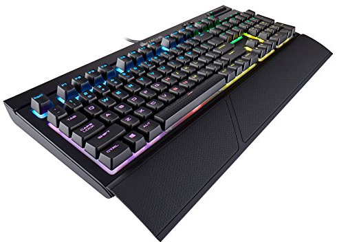 Corsair K66 Mechanical Gaming Keyboard black Cherry MX Red RGB (QWERTZ - German Layout)
