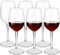 COOKY.D Copas Grandes de Vino Tinto para la Piscina Juego de 6-355ml - Plástico Tritan - Copas de Vino Flotantes e Irrompibles Con Tallo para Viajes Y Fiestas Al Aire Libre